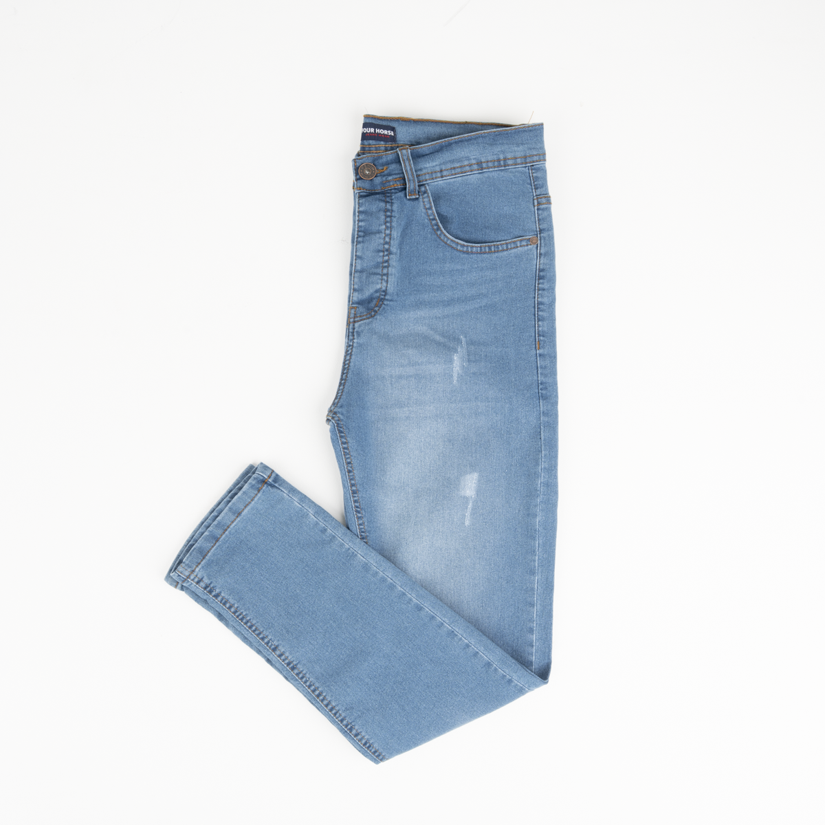 Men’s Distressed Stretch Jeans