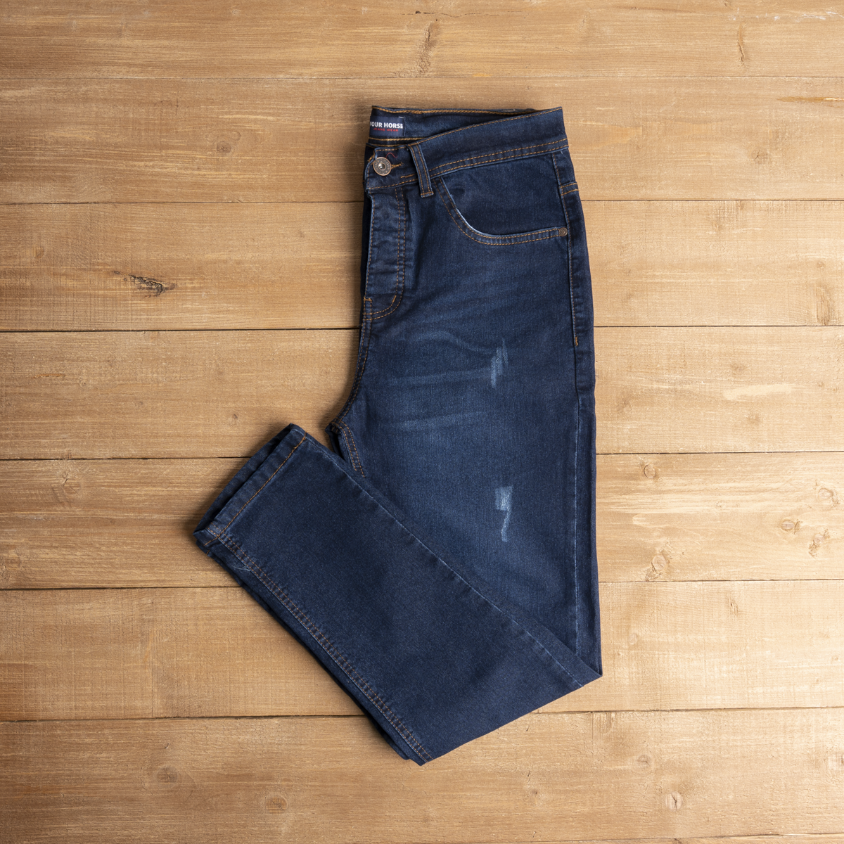 Distressed Regular Fit Jeans