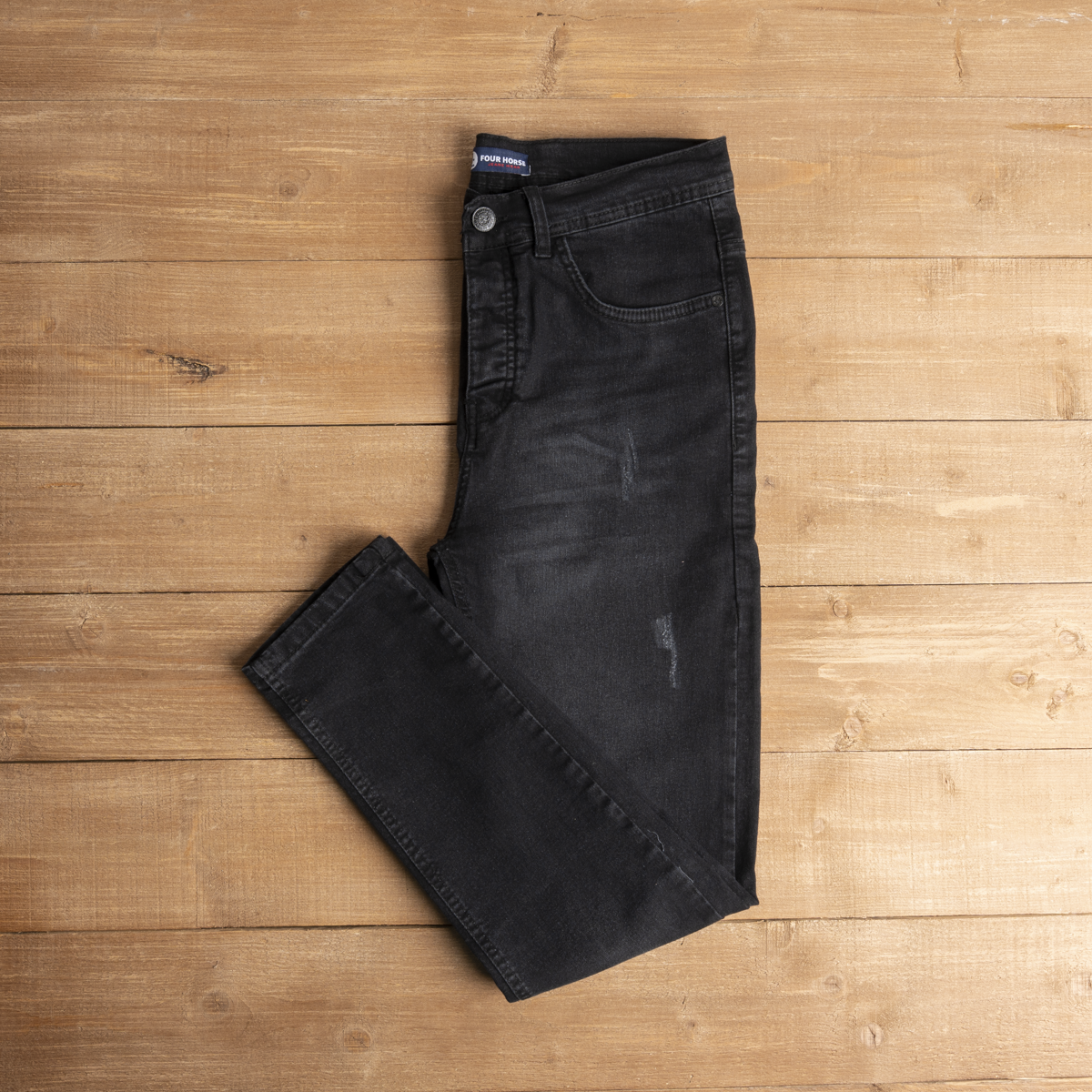 Distressed Regular Fit Jeans