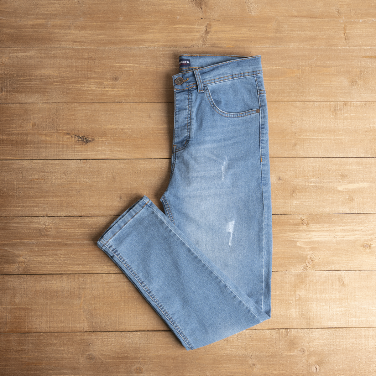 Distressed Regular Fit Jeans