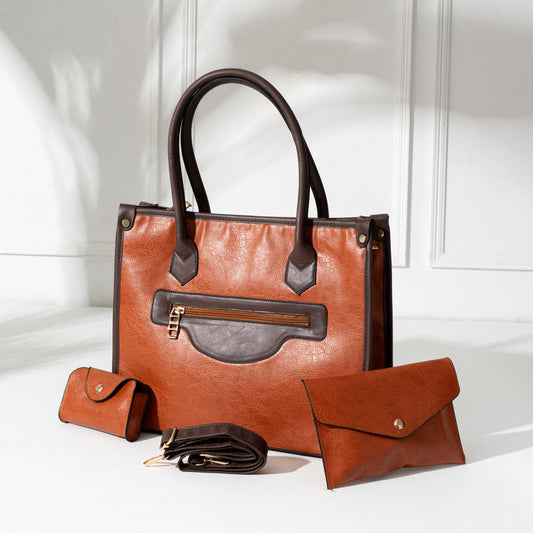 Luxury Women’s Leather Trio Set