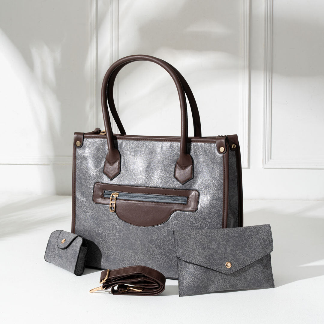 Luxury Women’s Leather Trio Set