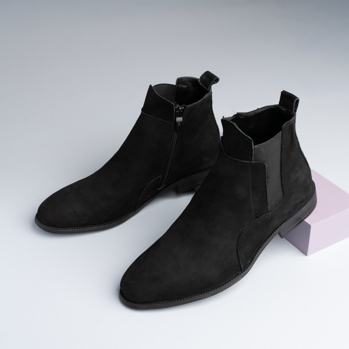 Classic Suede Winter Half Boot