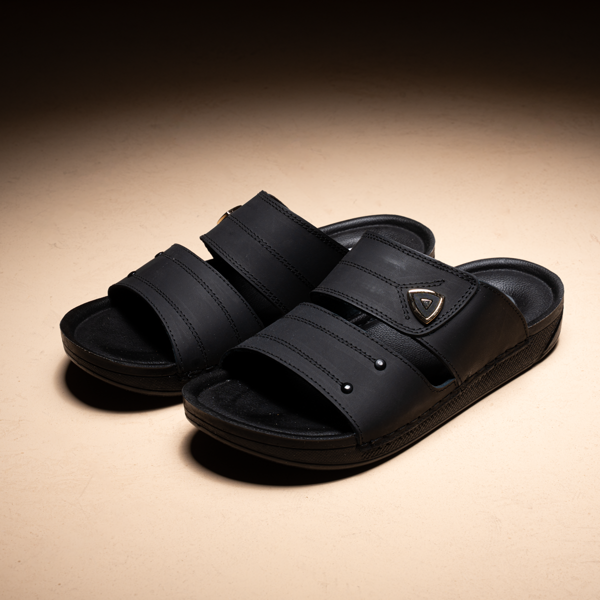 Men's Leather Slide