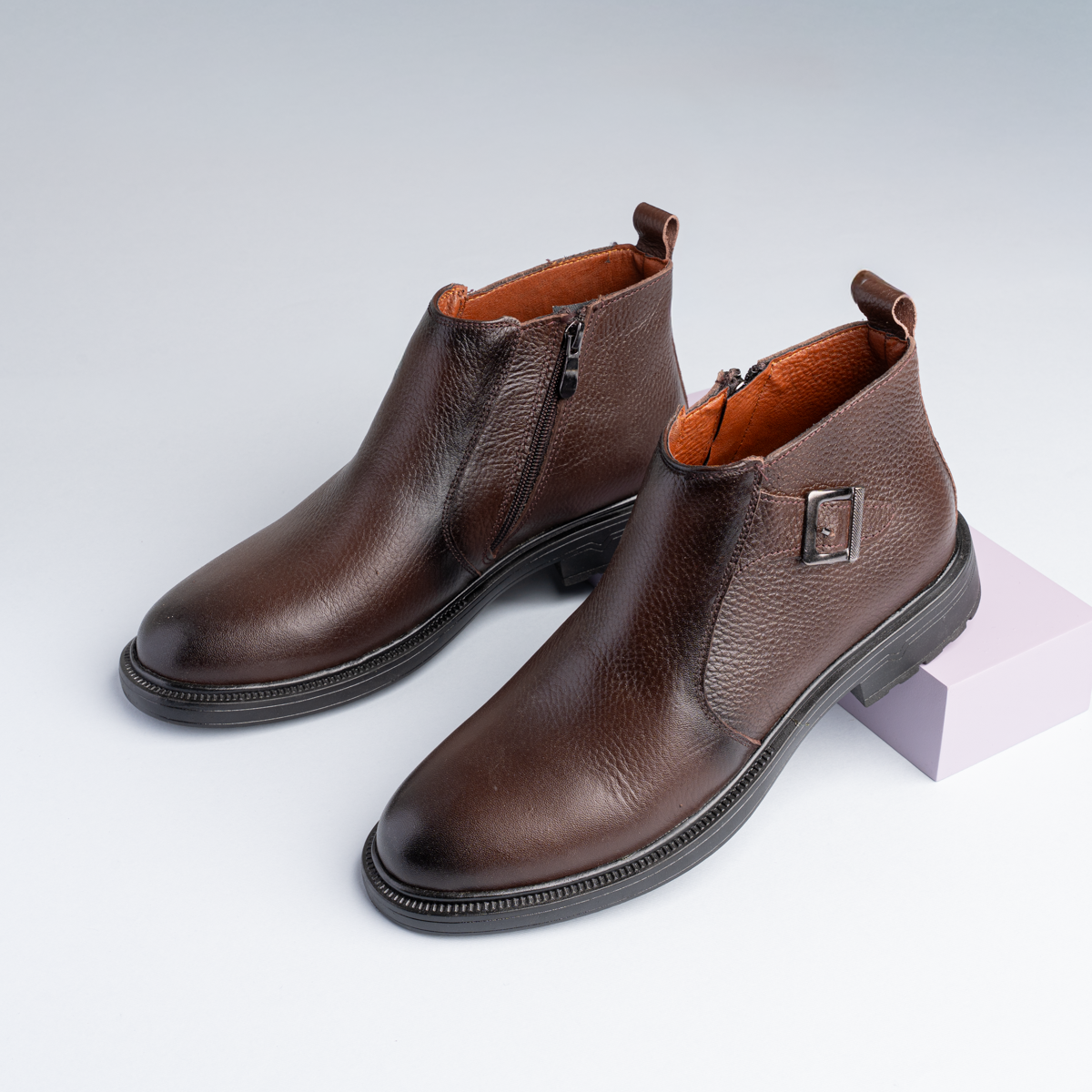 Men’s Leather Half Boots