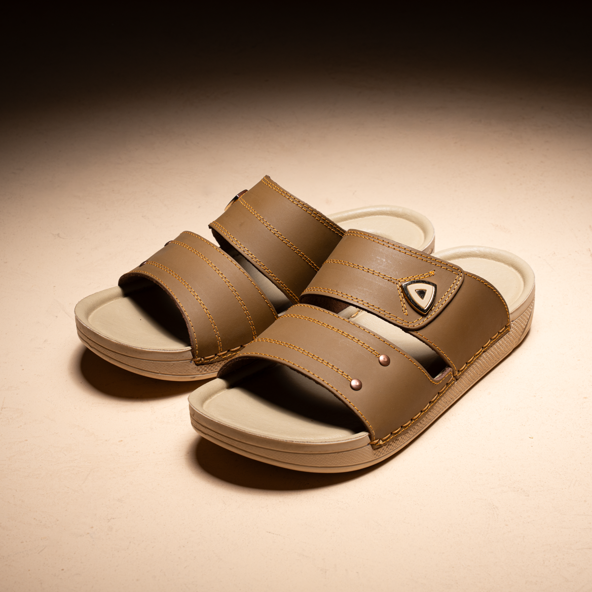 Men's Leather Slide