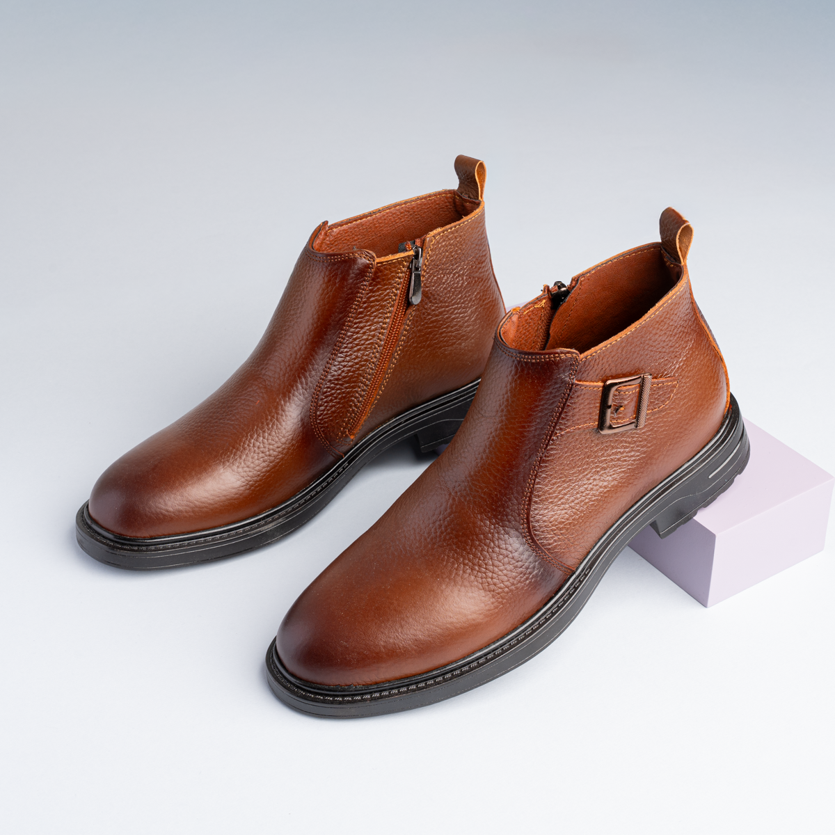 Men’s Leather Half Boots