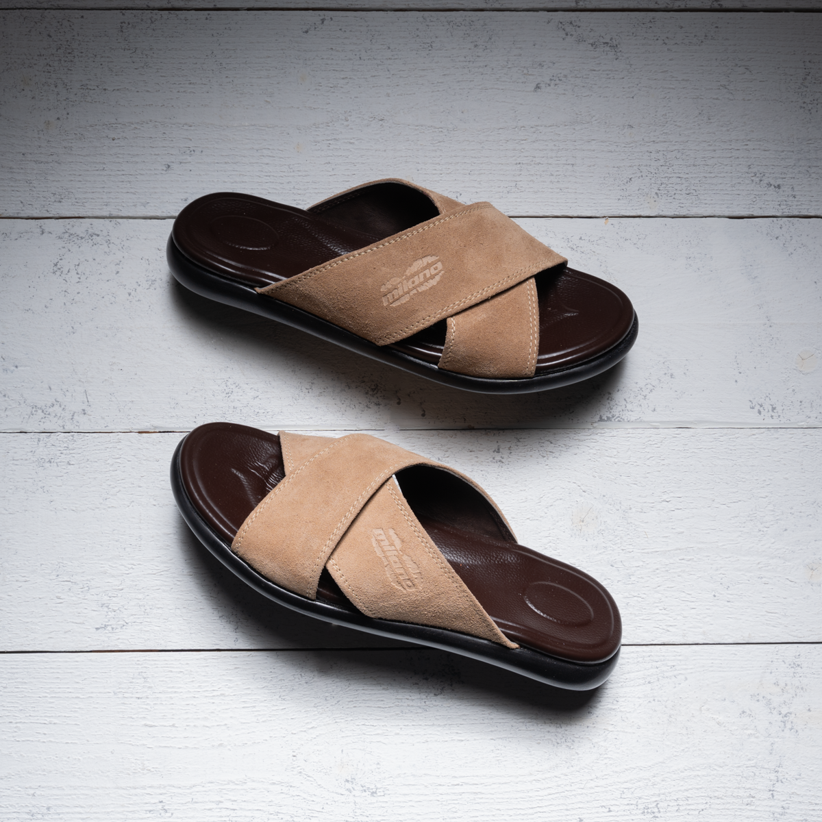 Milano Cross Suede Slipper