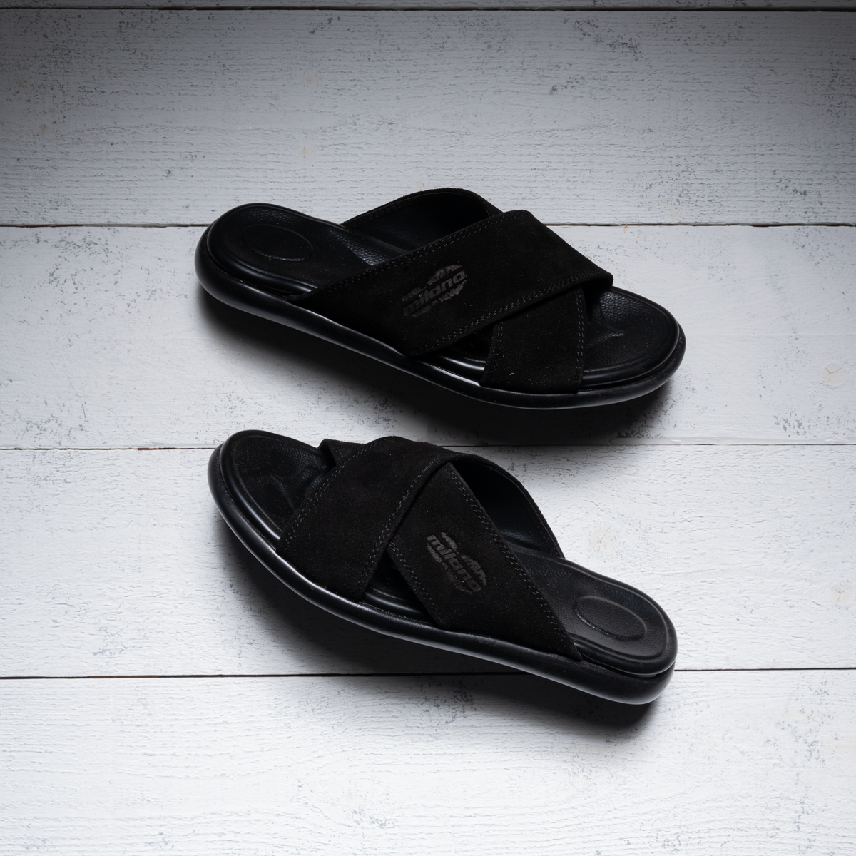 Milano Cross Suede Slipper
