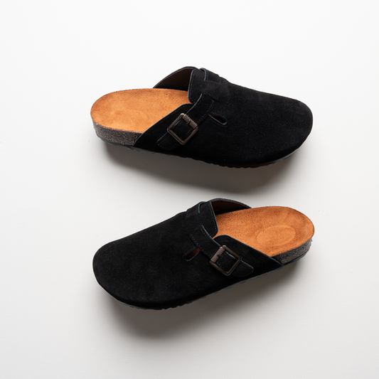 Suede Slip-On Comfort Clog