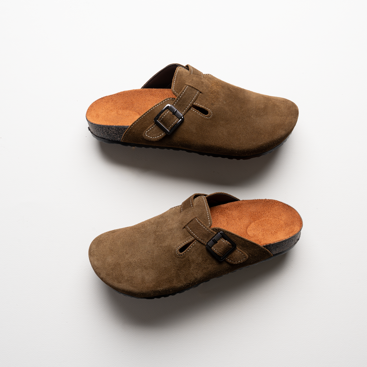 Suede Slip-On Comfort Clog
