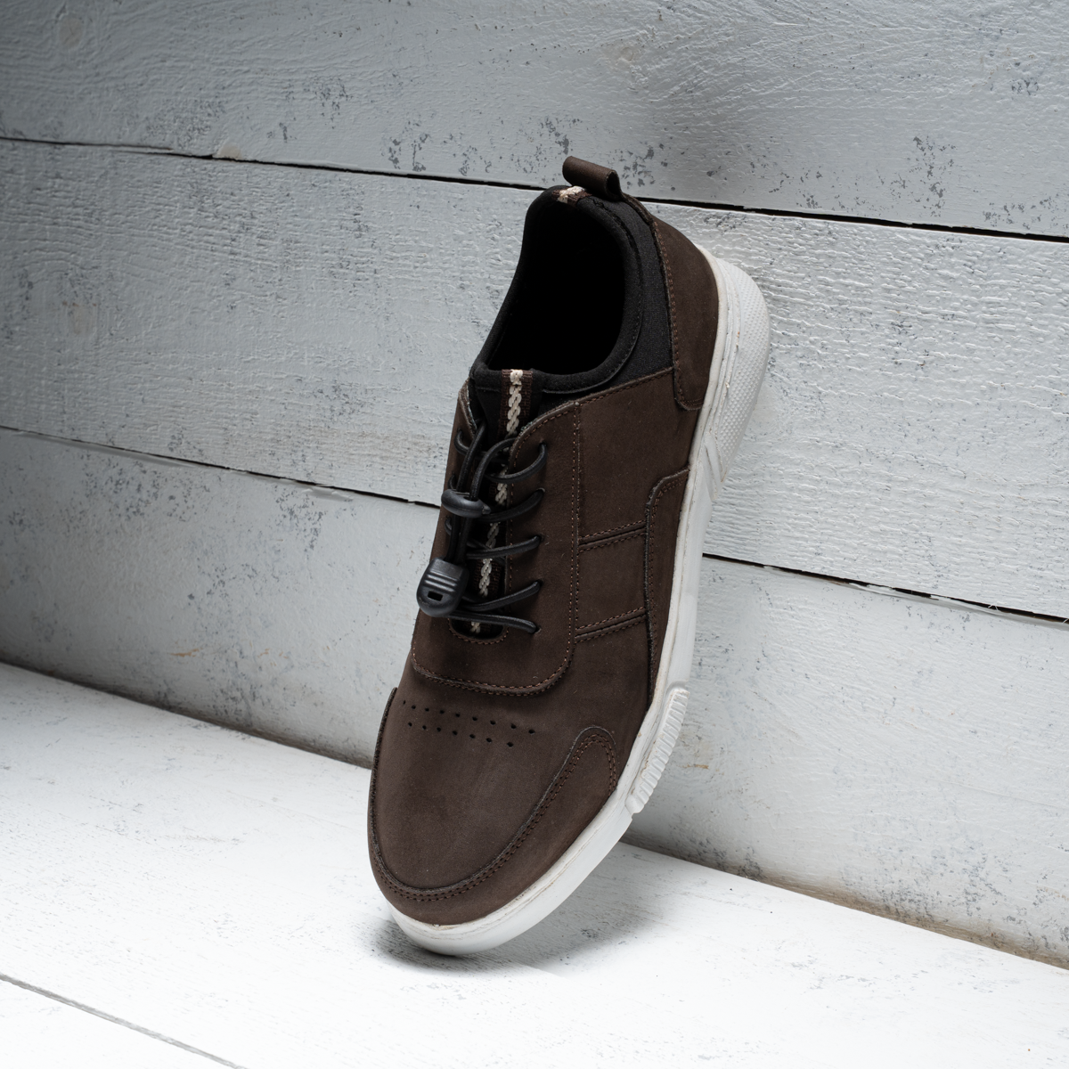 Men's Suede Elastic Sneaker