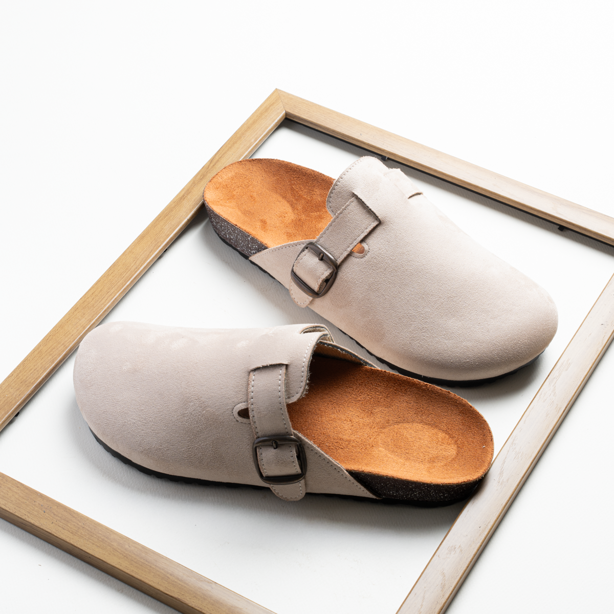 Suede Slides
