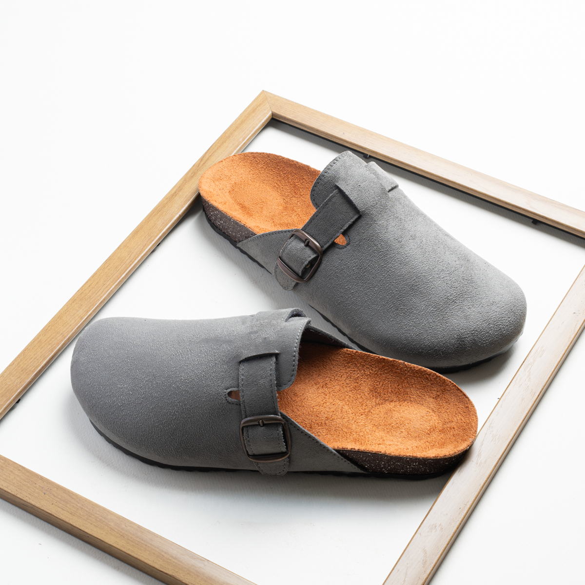Suede Slides