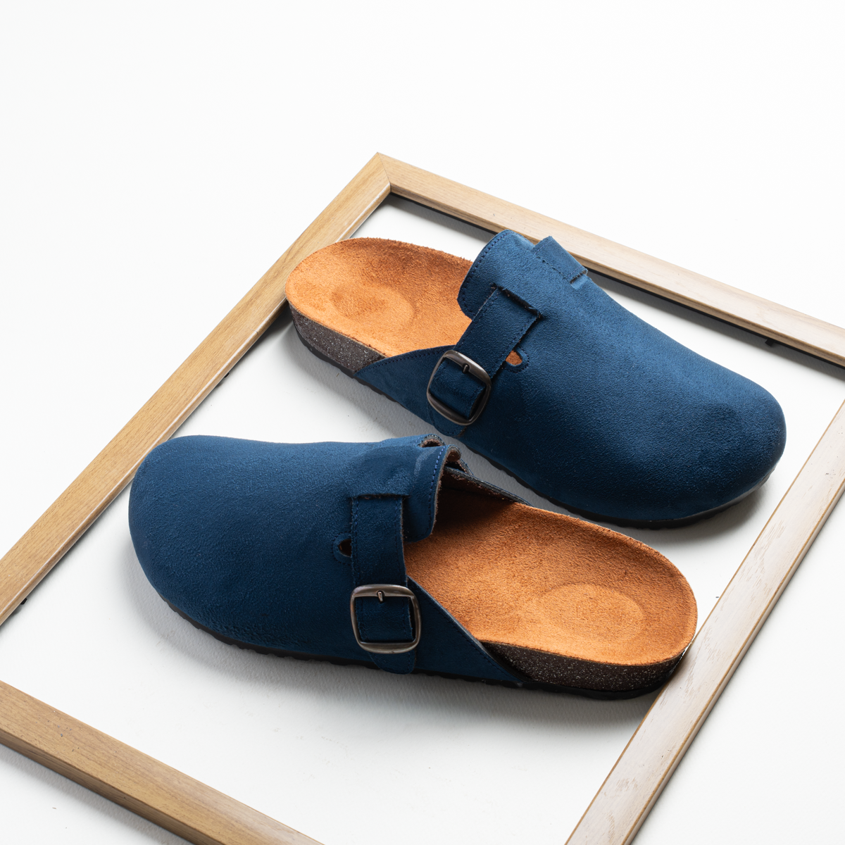 Suede Slides