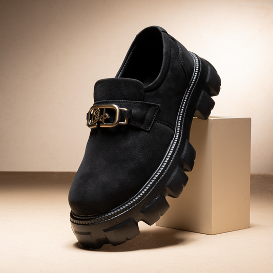 Metal Detail Loafers