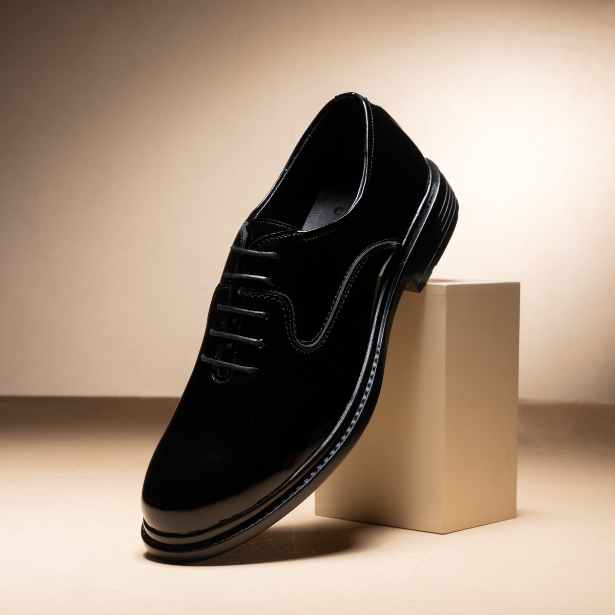 Smooth Leather Lace-Ups