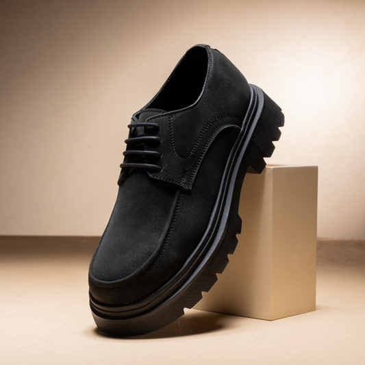 Suede Lace-Up Shoes