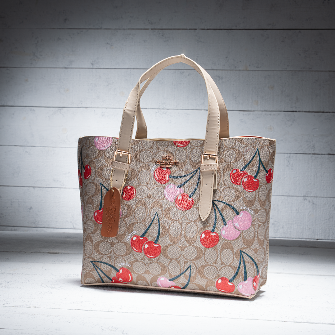 Cherry Print Tote