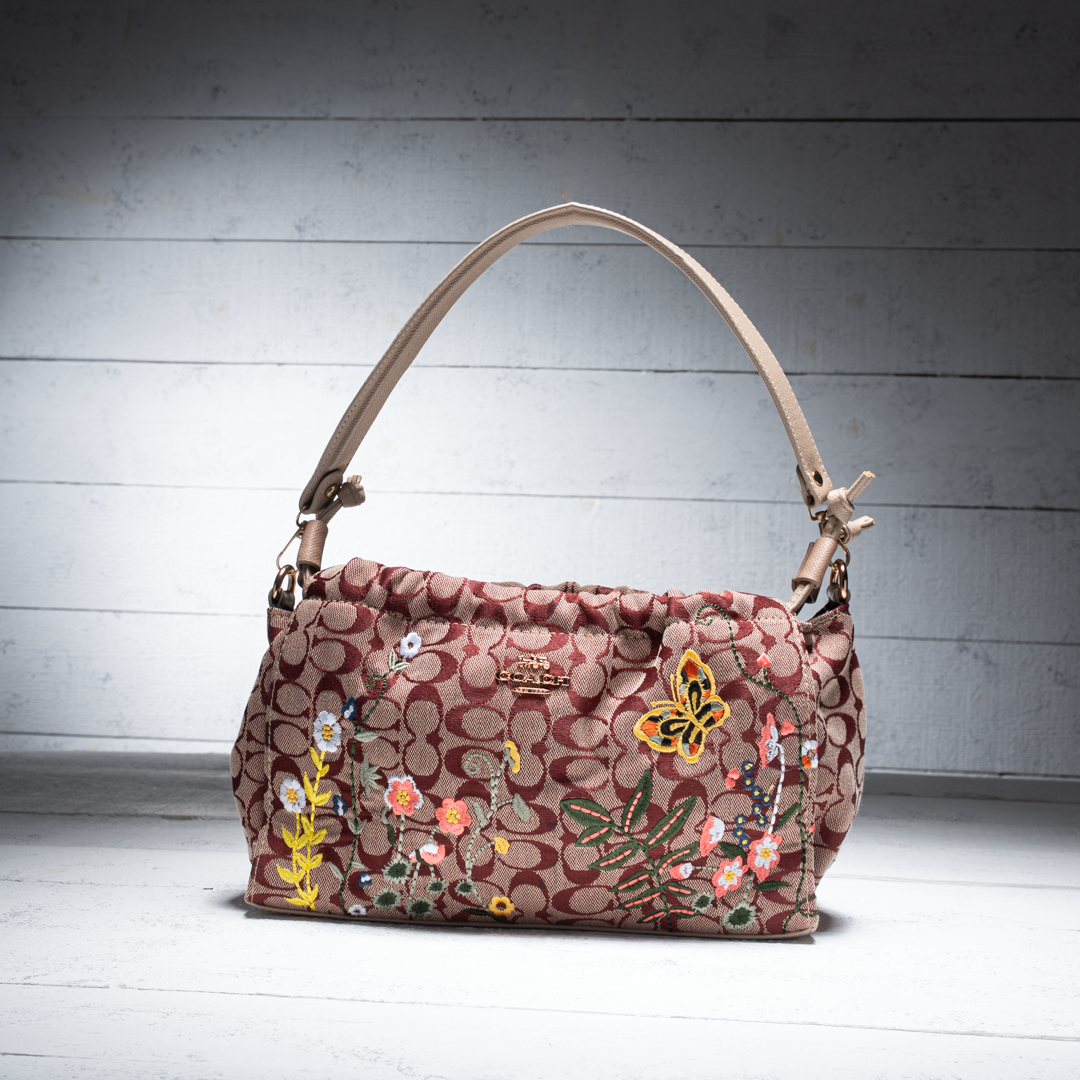 Floral Embroidered Bag