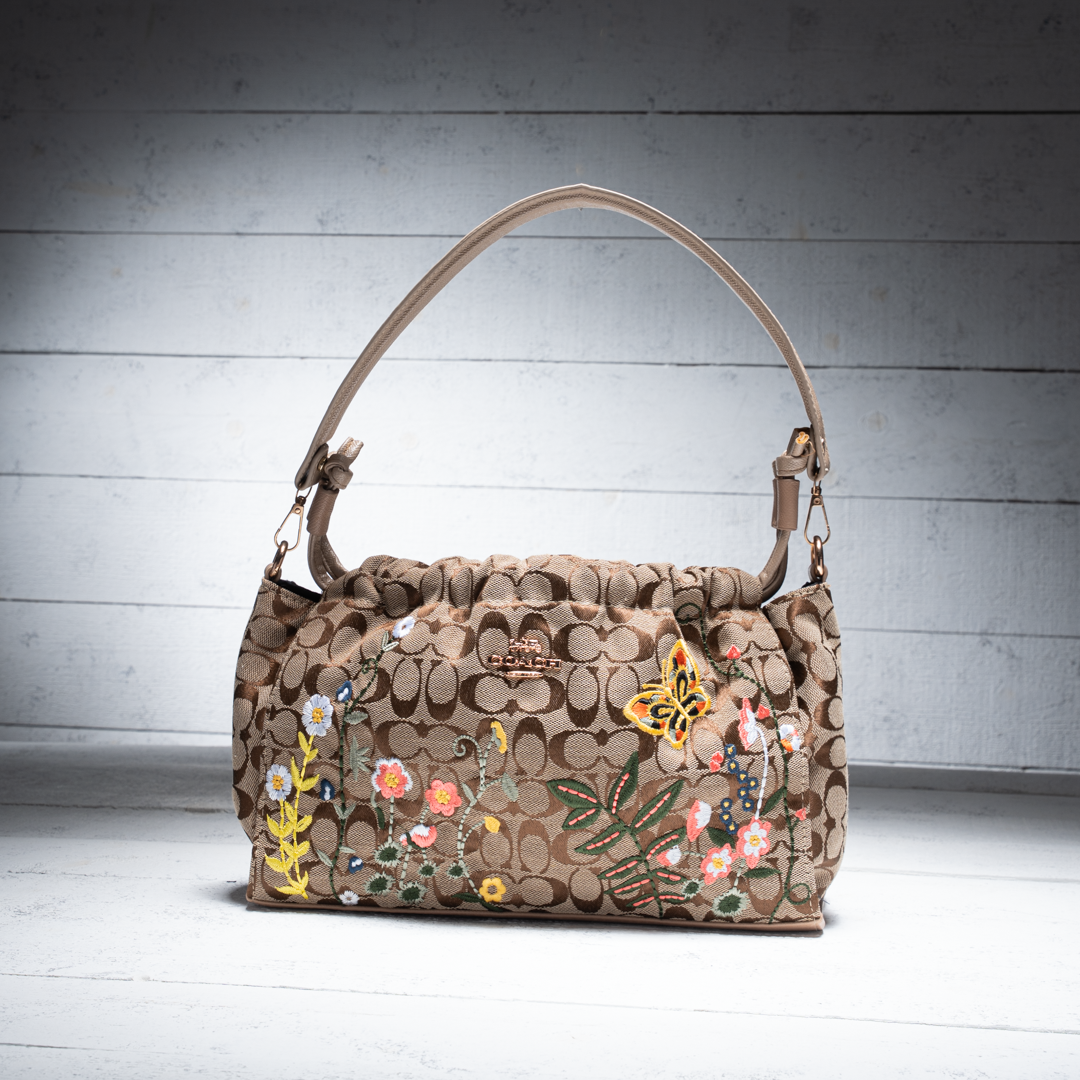 Floral Embroidered Bag