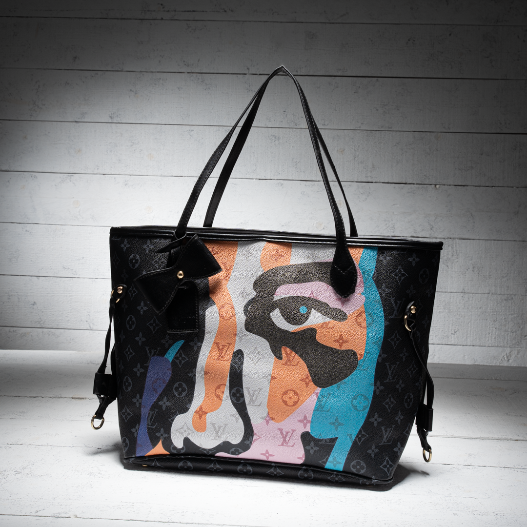 Face Print Tote