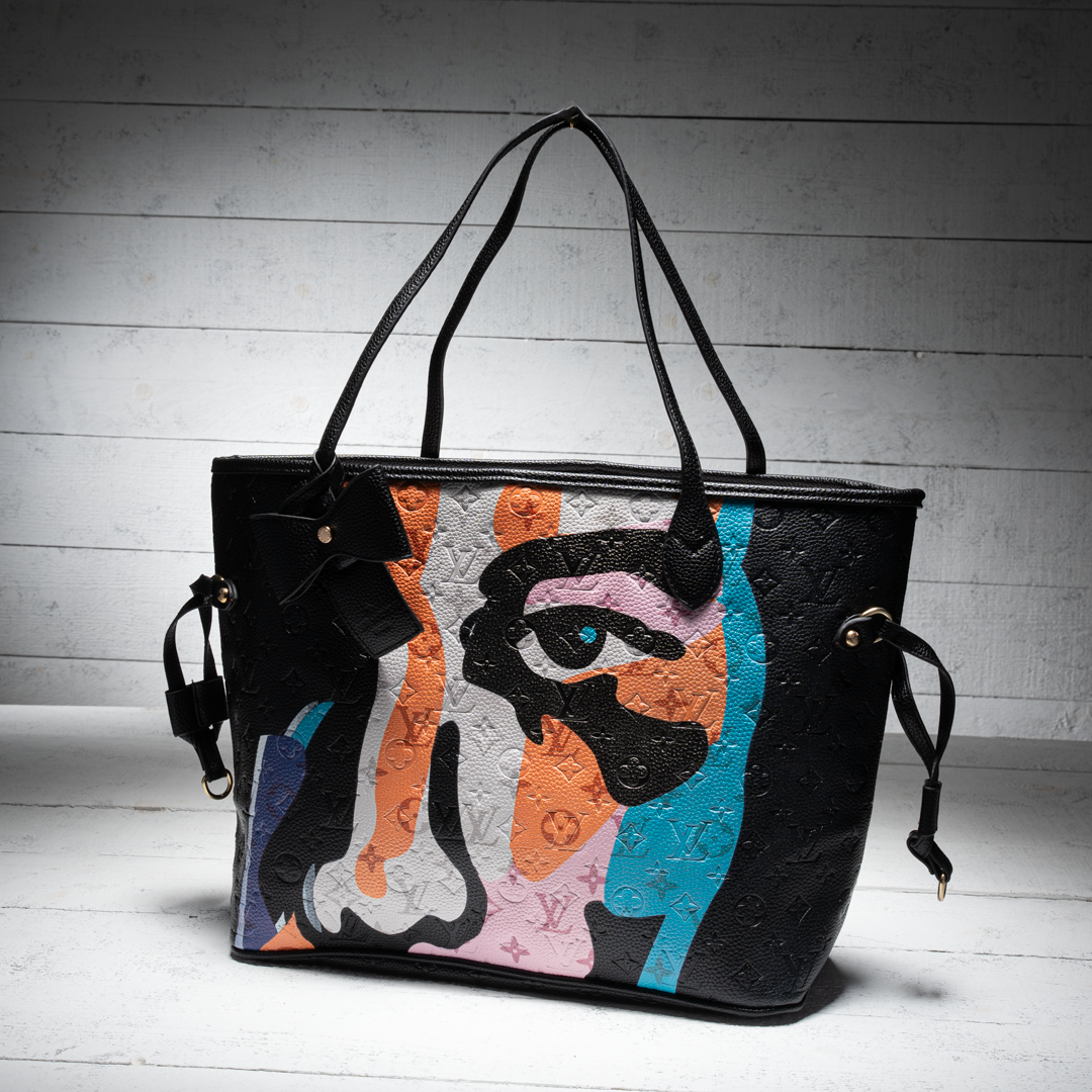Face Print Tote