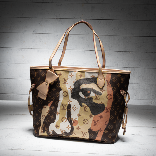 Face Print Tote