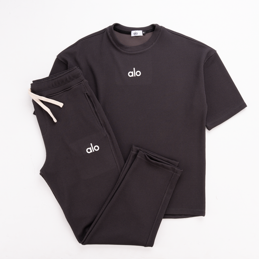 Alo Casual Set – Premium Waves Fabric