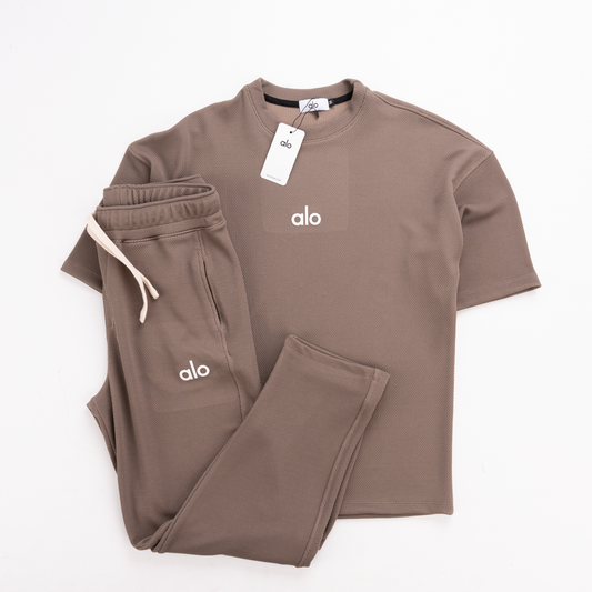 Alo Casual Set – Premium Waves Fabric