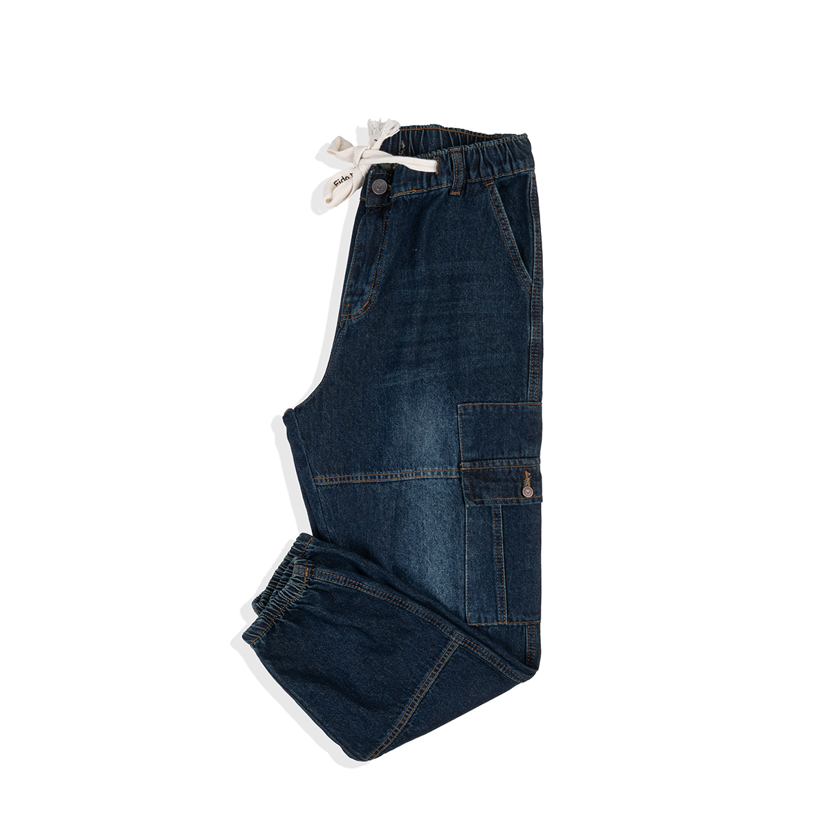 Cuffed Cargo Jeans