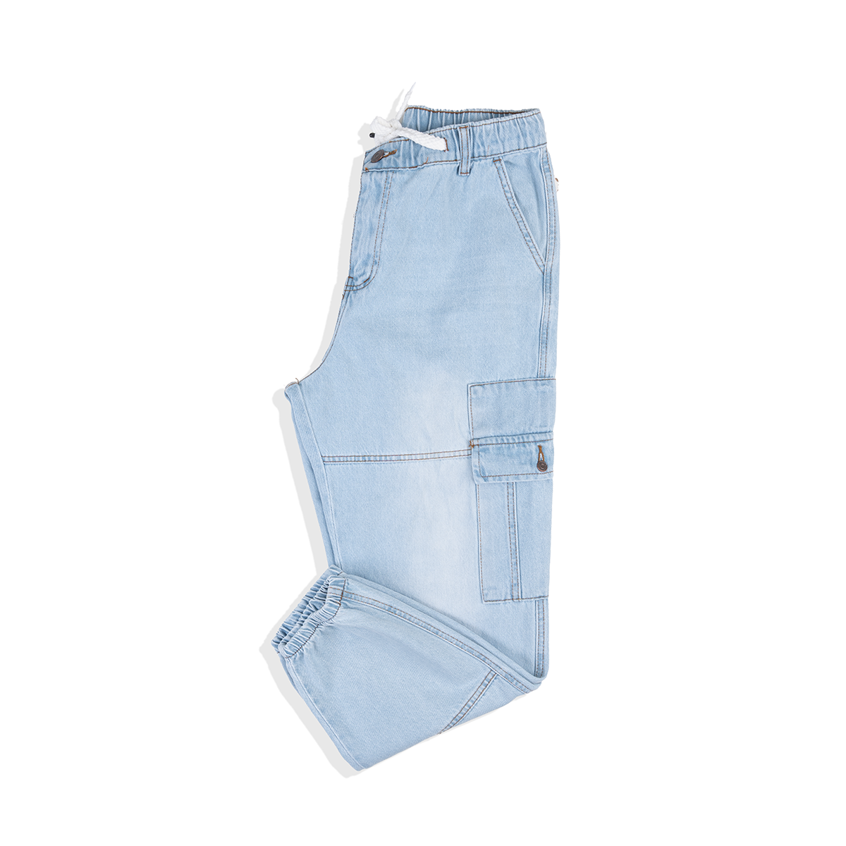 Cuffed Cargo Jeans