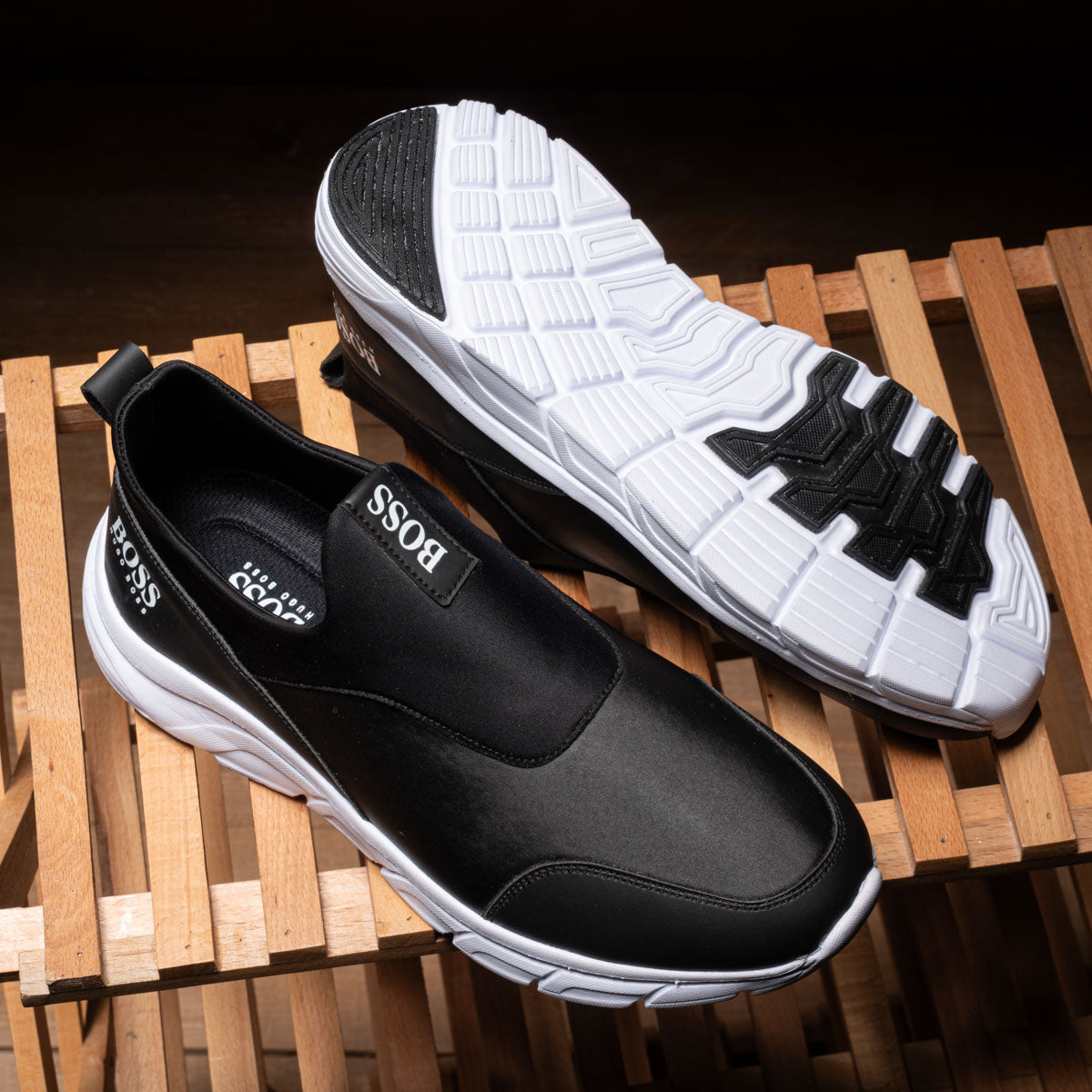 BOSS Men’s Lightweight Casual Sneakers