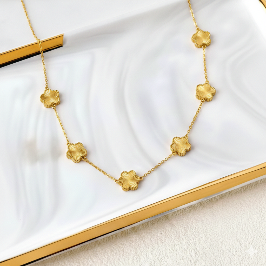 Elegant Rose Necklace