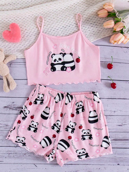 Panda Pajama Set