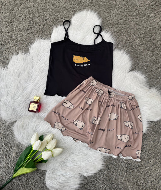 Cozy Chic Duo – Cotton Blend Loungewear Set