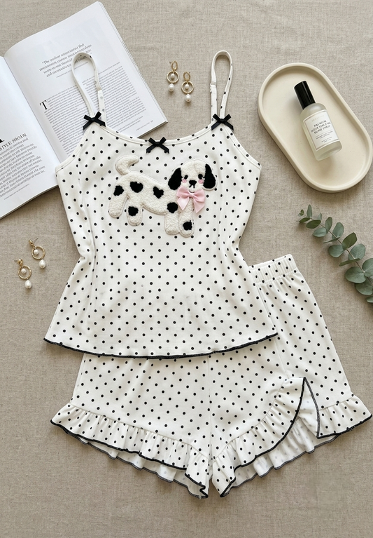 Dotty Set – Cotton T-Shirt & Shorts