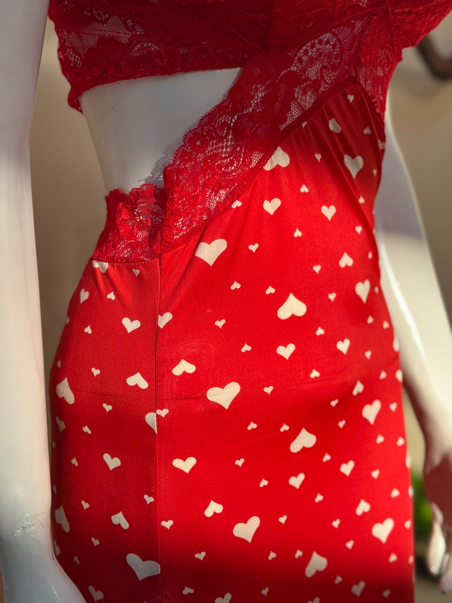 Butter-Soft Heart Print Dress