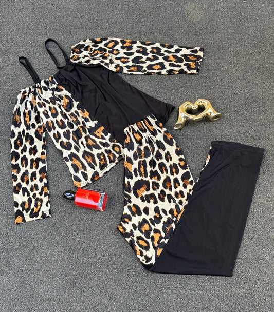 Cozy Tiger-Print Pajama Set