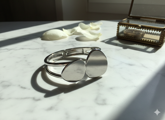 Stainless Steel Minimal Cuff Bracelet