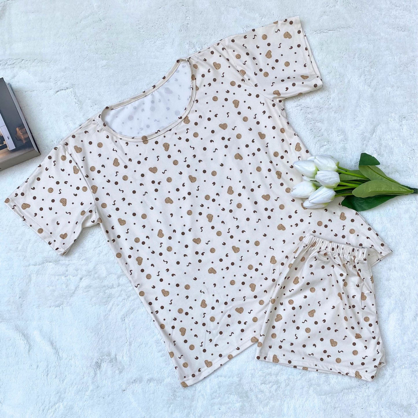 2-Piece Pajama Set with Stretch Fabric