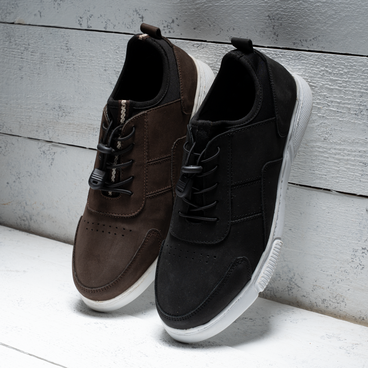 Men's Suede Elastic Sneaker