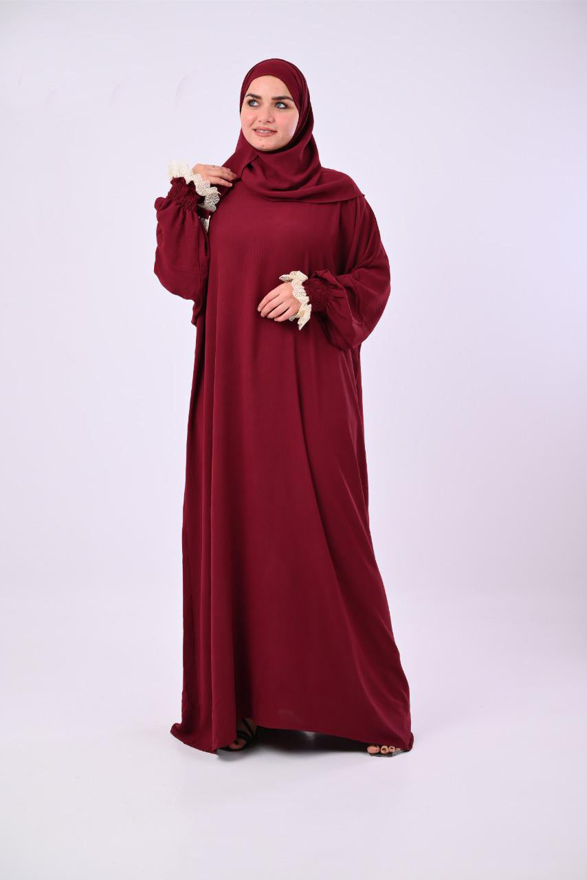 Elegant Guipure Embroidered Dress