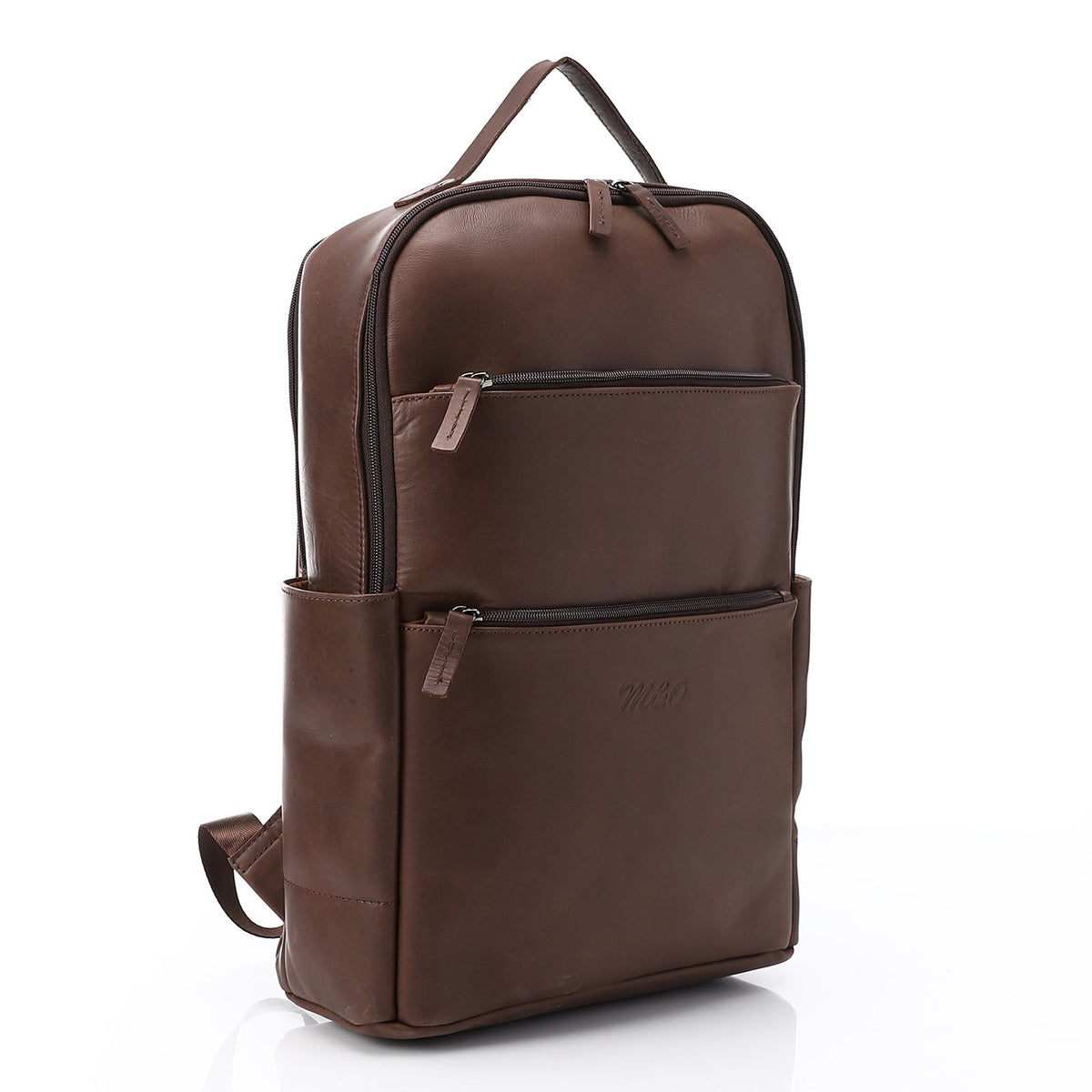 Leather Laptop Backpack