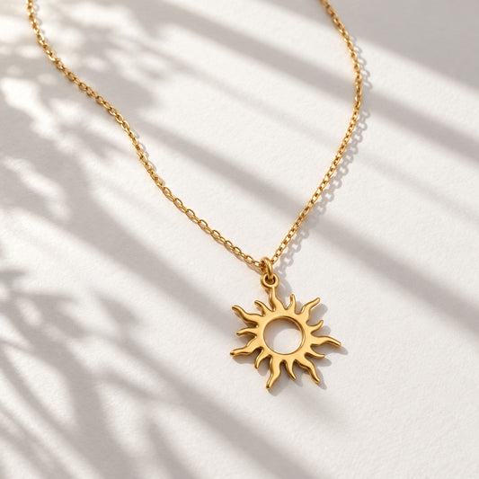 Sun Pendant Necklace