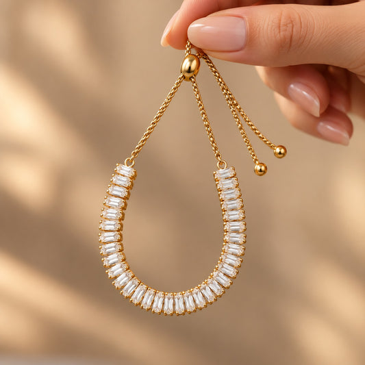 Adjustable Crystal Bracelet