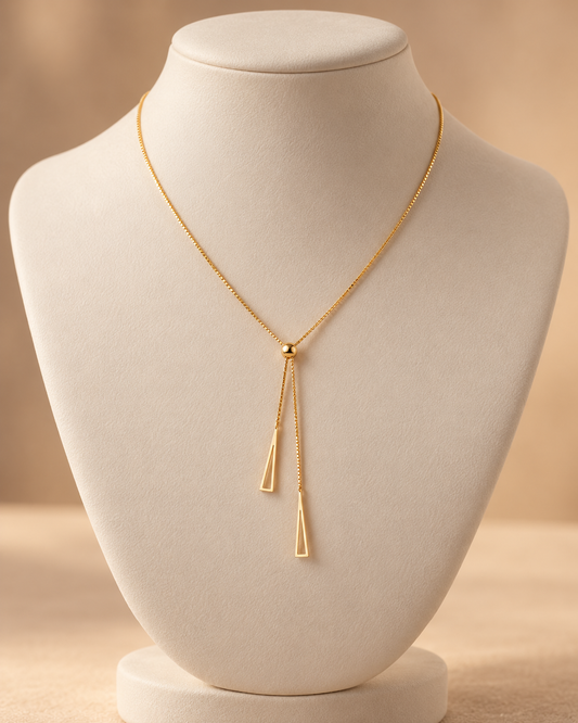 Gold Drop Necklace